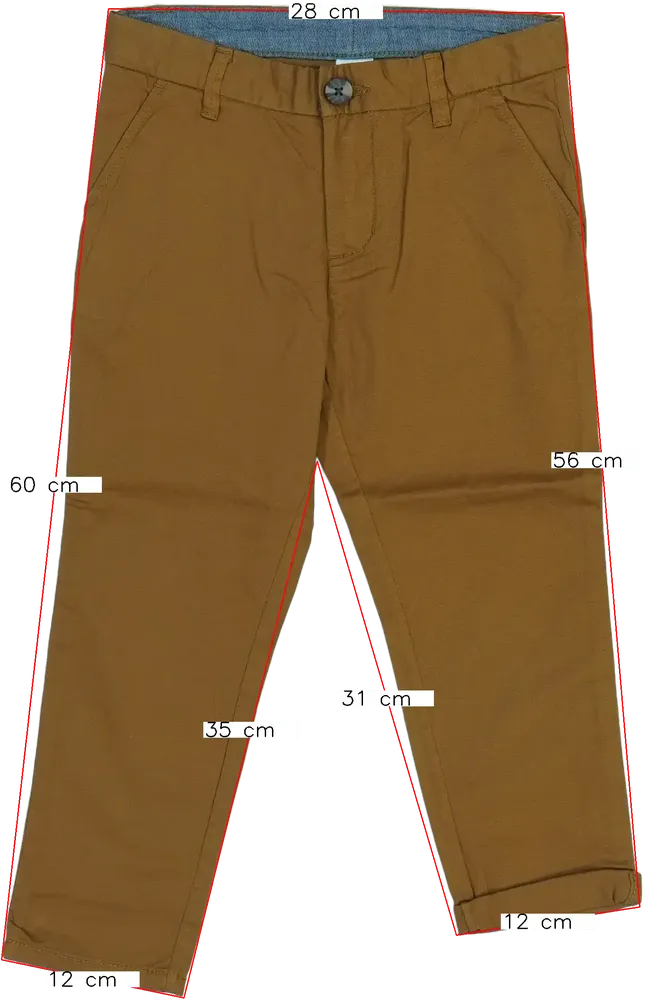 Barna H&amp;M Hosszúnadrág EU 104 / UK 4 év / US 4T/XS