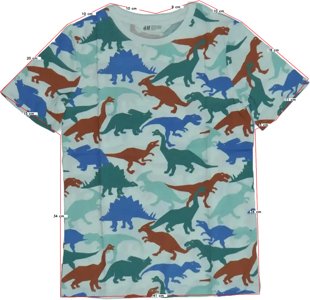 Fehér H&amp;M Póló EU 140 / UK 10 év / US 10 év/L