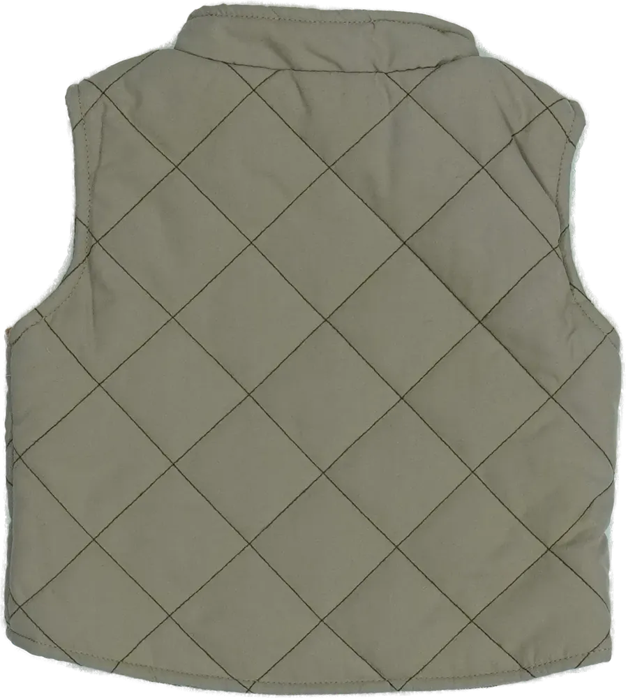 Barna Please Mum Mellény EU 68 / UK 3-6 hónap / US 3-6 hónap