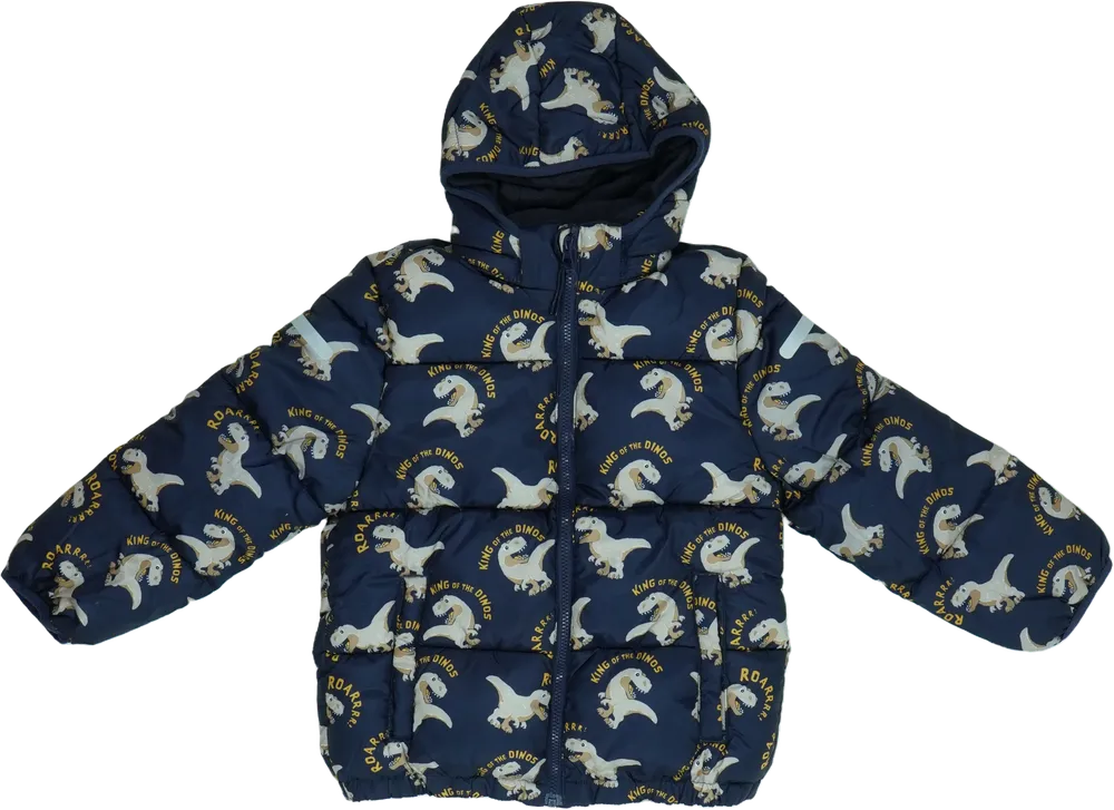 Kék H&amp;M Télikabát EU 122 / UK 7 év / US 7 év/M