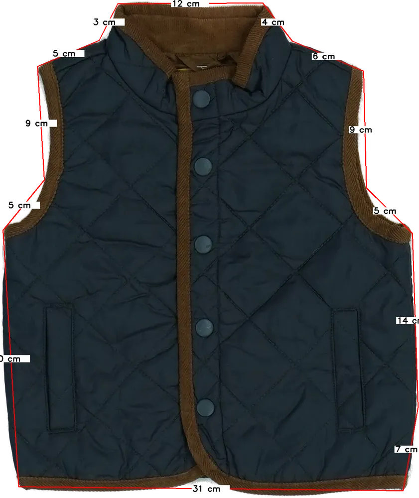 Szürke Next Mellény EU 80 / UK 9-12 hónap / US 12 hónap