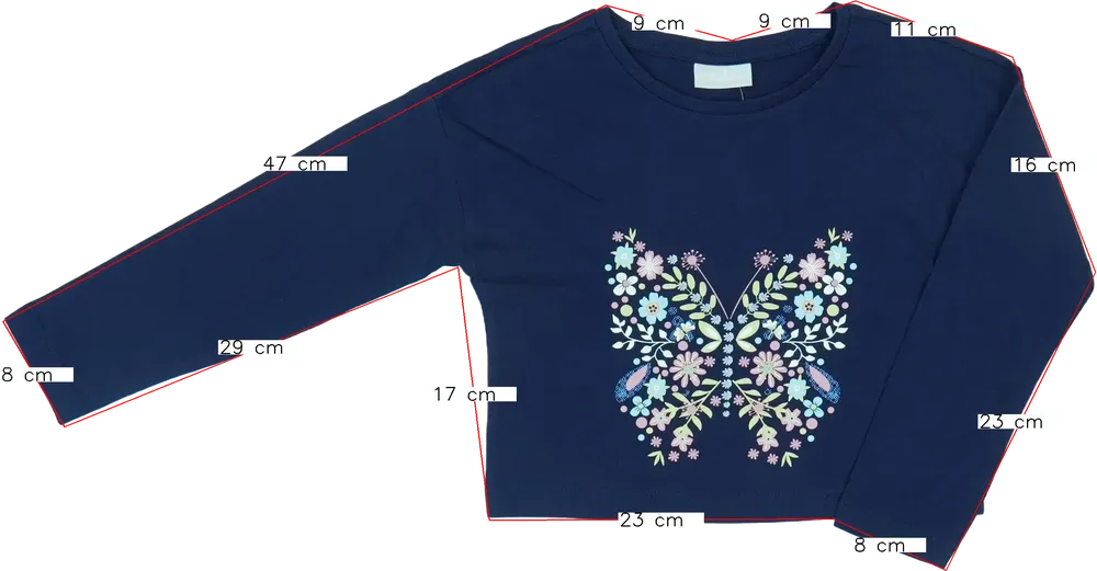 Blue Cool Kids Long sleeve top EU 122 / UK 7 years / US 7 years/M
