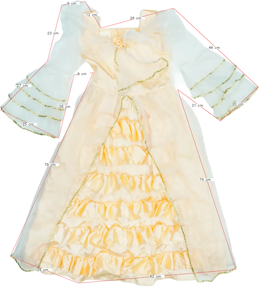 Sárga (narancs) Egyéb Jelmez EU 140 / UK 10 év / US 10 év/L