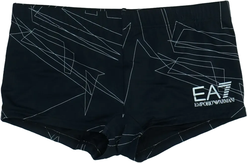 Fekete Emporio Armani Fürdőnadrág EU 170 / UK 15 év / US XL