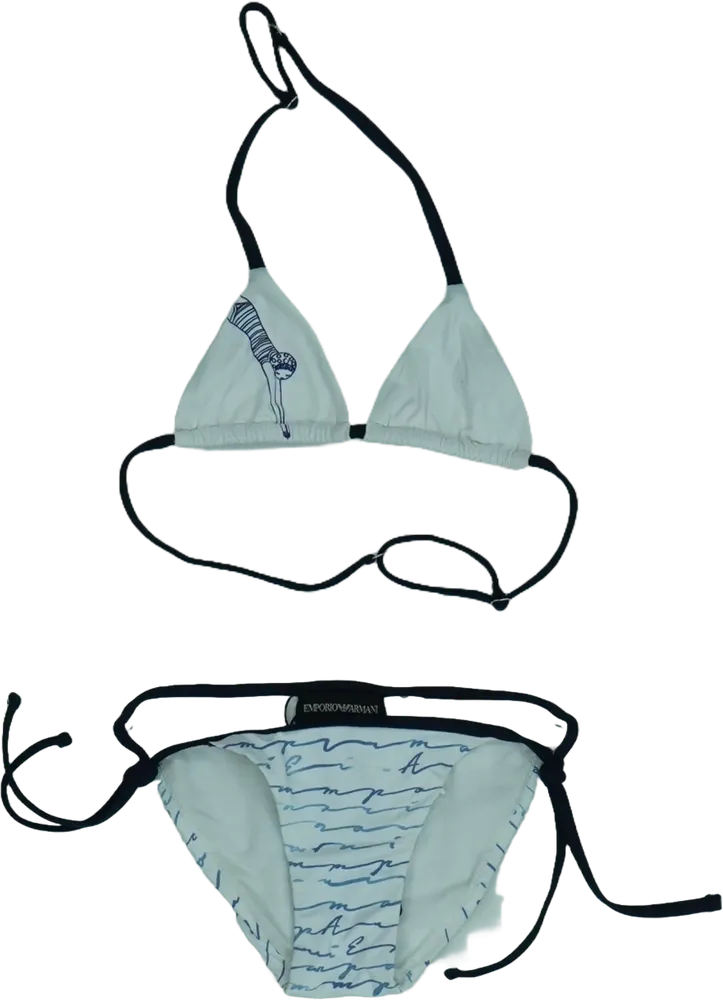 Fehér Emporio Armani Bikini EU 116 / UK 6 év / US 6 év/S