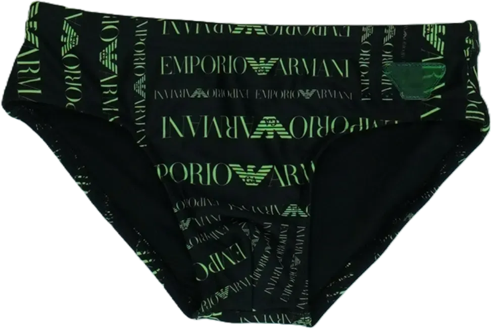 Fekete Emporio Armani Fürdőnadrág EU 116 / UK 6 év / US 6 év/S