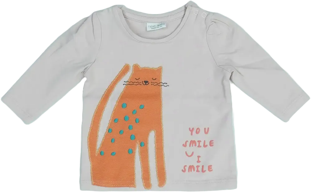 Rózsaszín Next Hosszú ujjú felső EU 62 / UK 0-3 hónap / US 0-3 hónap