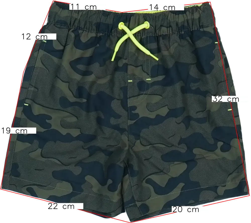 Zöld Next Fürdőnadrág EU 116 / UK 6 év / US 6 év/S