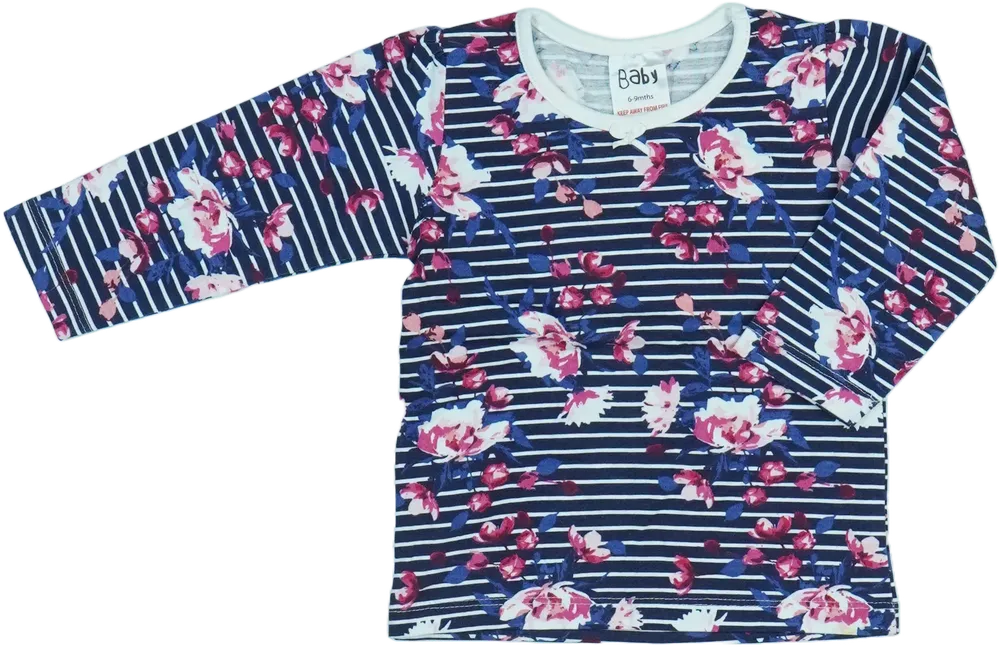 Kék Baby Hosszú ujjú felső EU 74 / UK 6-9 hónap / US 6-9 hónap