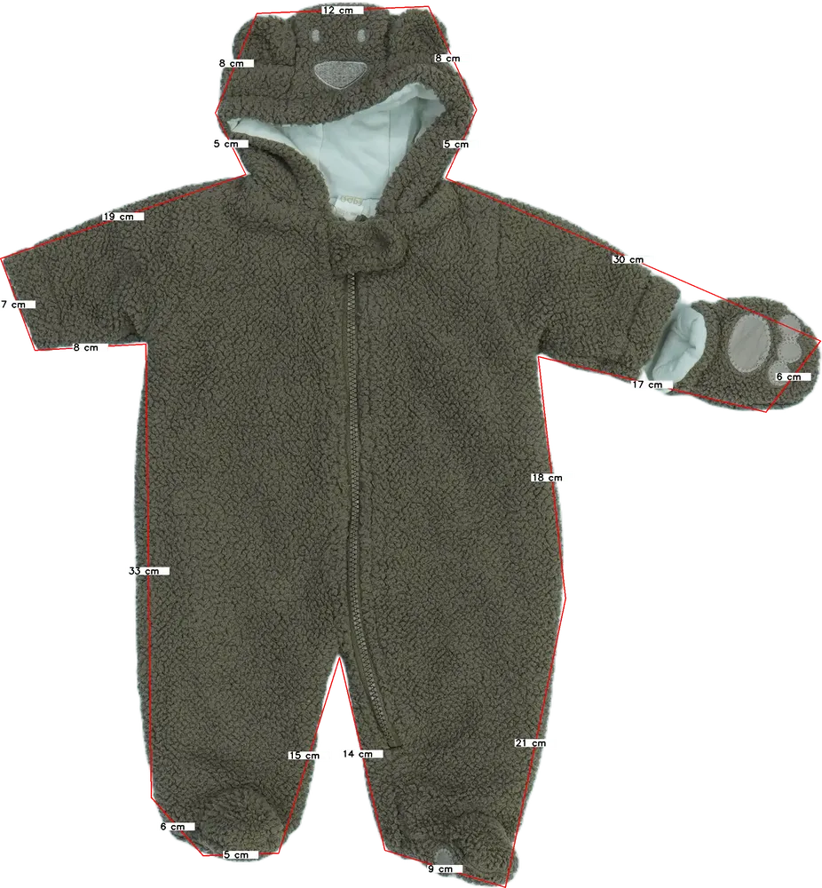 Barna Baby Baby overál EU 56 / UK Újszülött / US Újszülött