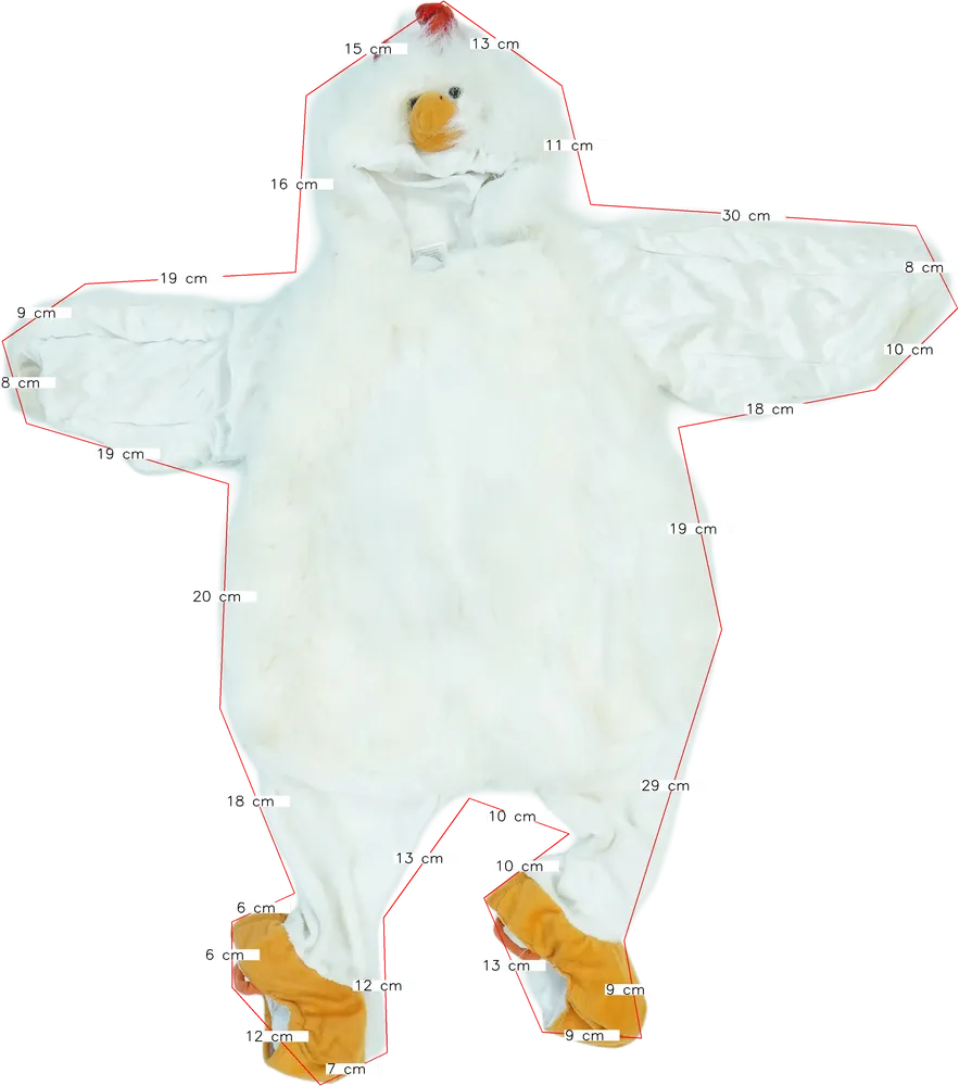 Fehér Egyéb Jelmez EU 92 / UK 2 év / US 2T