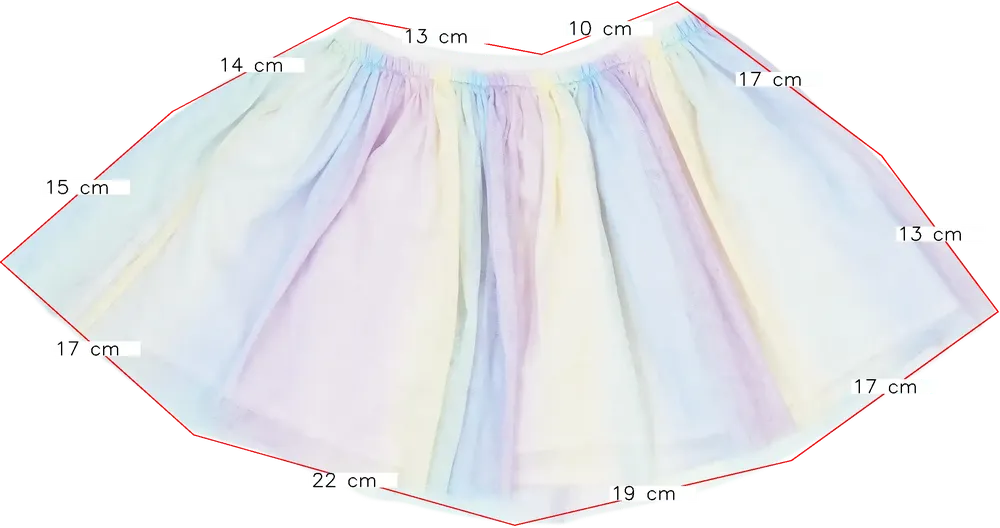 Többszínű Disney Szoknya EU 110 / UK 5 év / US 5 év/XS