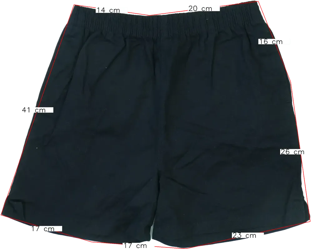 Fekete George Rövidnadrág EU 176 / UK 16 év / US XL