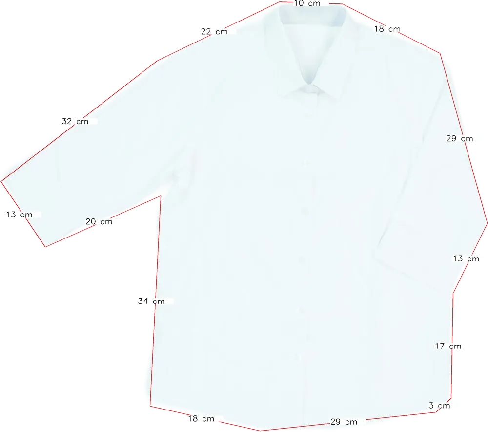 Fehér George Blúz EU 170 / UK 15 év / US XL