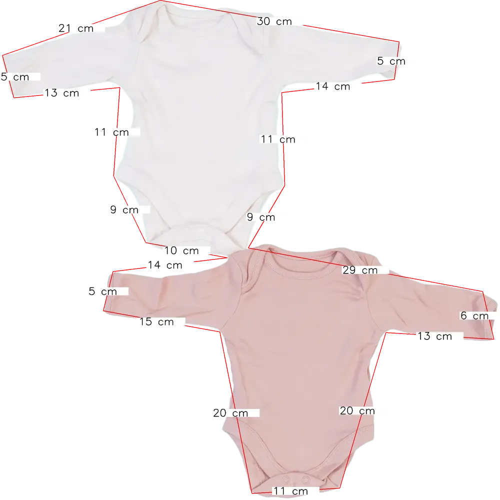 Rózsaszín George Csomag - Body EU 50 / UK Újszülött / US Újszülött