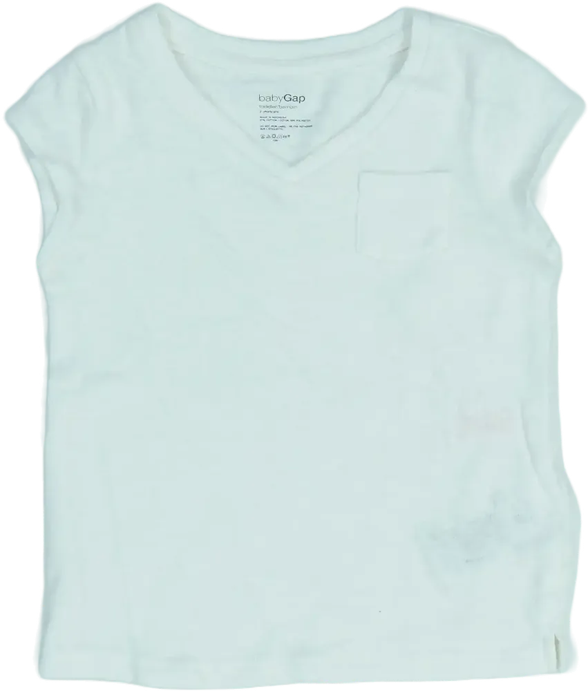 Fehér GAP Póló EU 98 / UK 3 év / US 3T