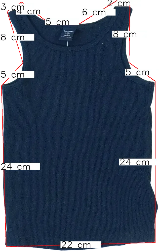 Kék GAP Fiú / Férfi trikó EU 92 / UK 2 év / US 2T