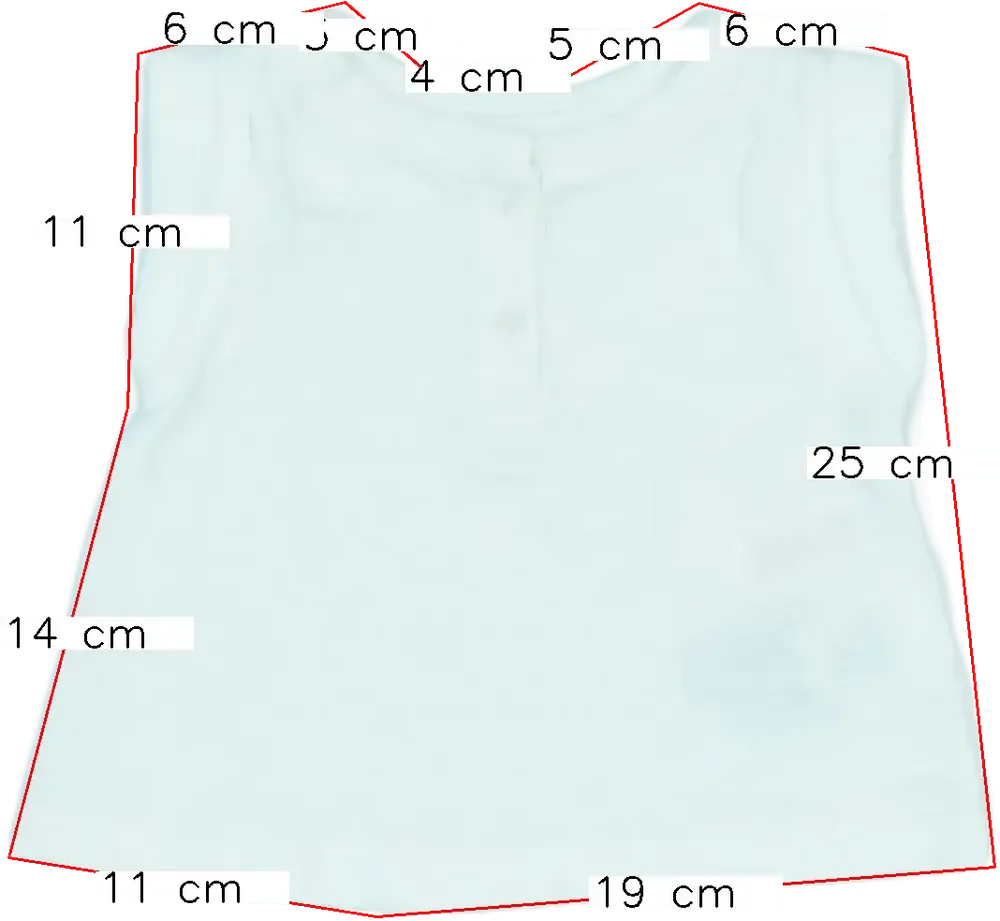 Fehér GAP Póló EU 62 / UK 0-3 hónap / US 0-3 hónap