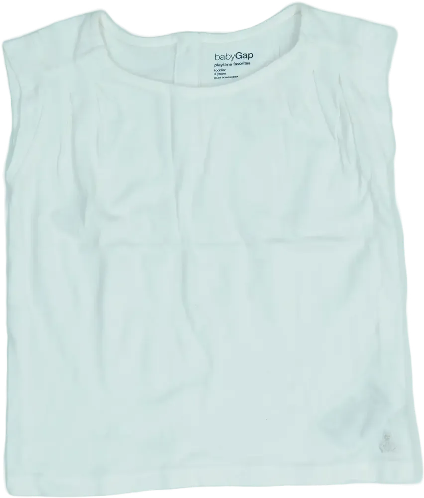 Fehér GAP Póló EU 104 / UK 4 év / US 4T/XS