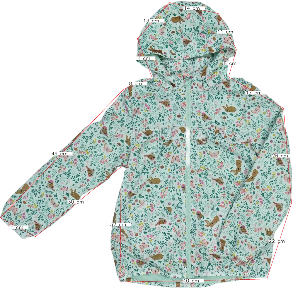 Fehér H&amp;M Széldzseki EU 140 / UK 10 év / US 10 év/L