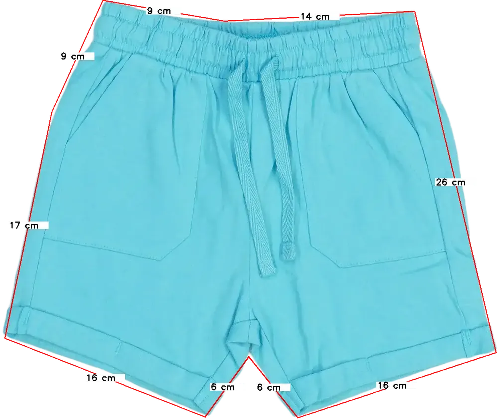 Kék Nutmeg Rövidnadrág EU 98 / UK 3 év / US 3T