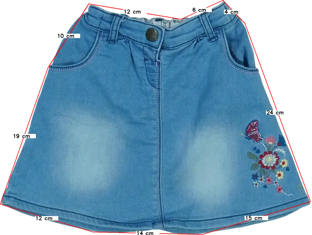 Kék Nutmeg Szoknya EU 104 / UK 4 év / US 4T/XS