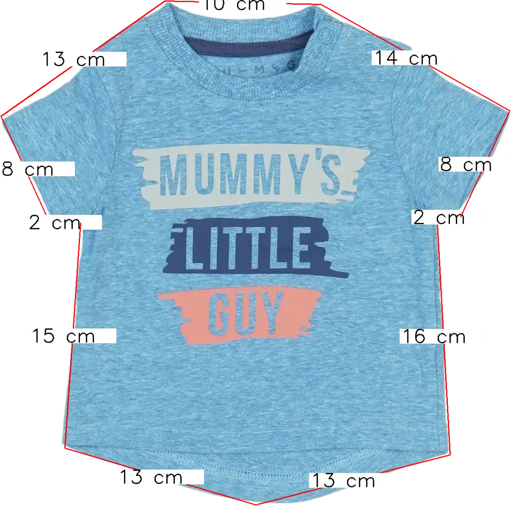 Kék Nutmeg Póló EU 68 / UK 3-6 hónap / US 3-6 hónap