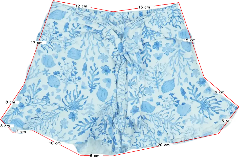 Kék Nutmeg Rövidnadrág EU 122 / UK 7 év / US 7 év/M