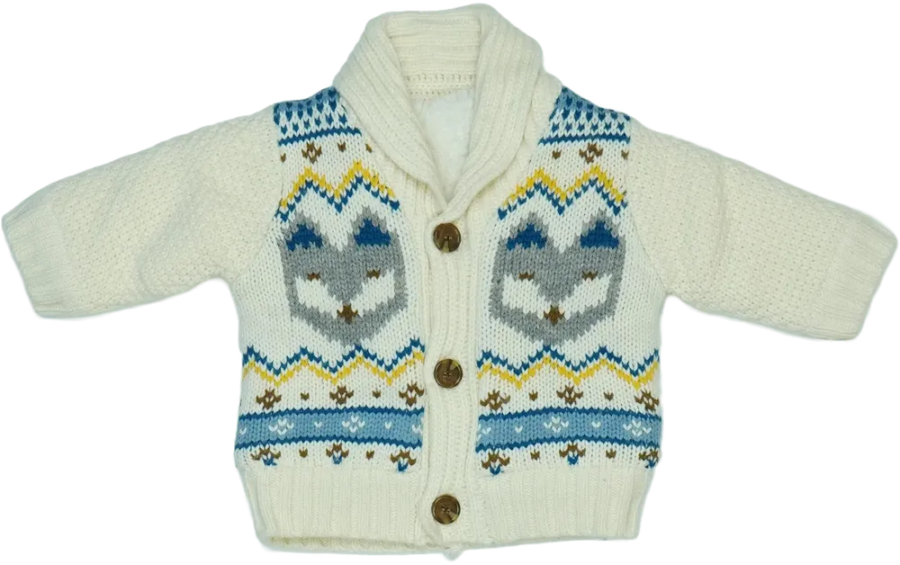 Barna Nutmeg Kardigán EU 50 / UK Újszülött / US Újszülött