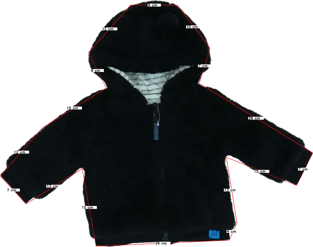 Fekete Nutmeg Átmeneti kabát EU 68 / UK 3-6 hónap / US 3-6 hónap