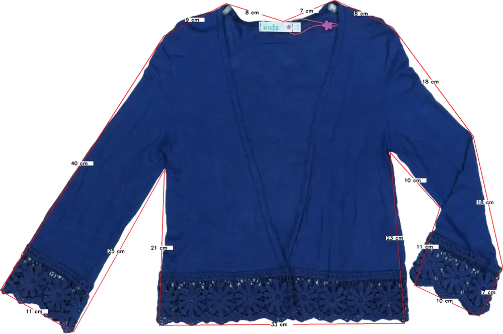 Kék M&amp;Co. Kardigán EU 110 / UK 5 év / US 5 év/XS