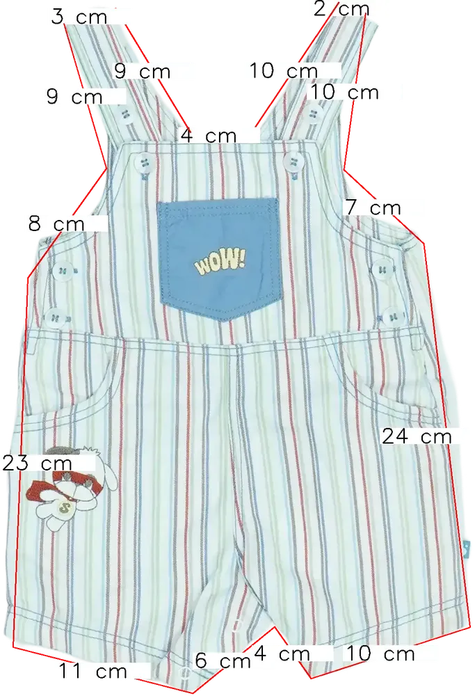 Kék Mothercare Kantáros hosszú / rövidnadrág EU 50 / UK Újszülött / US Újszülött