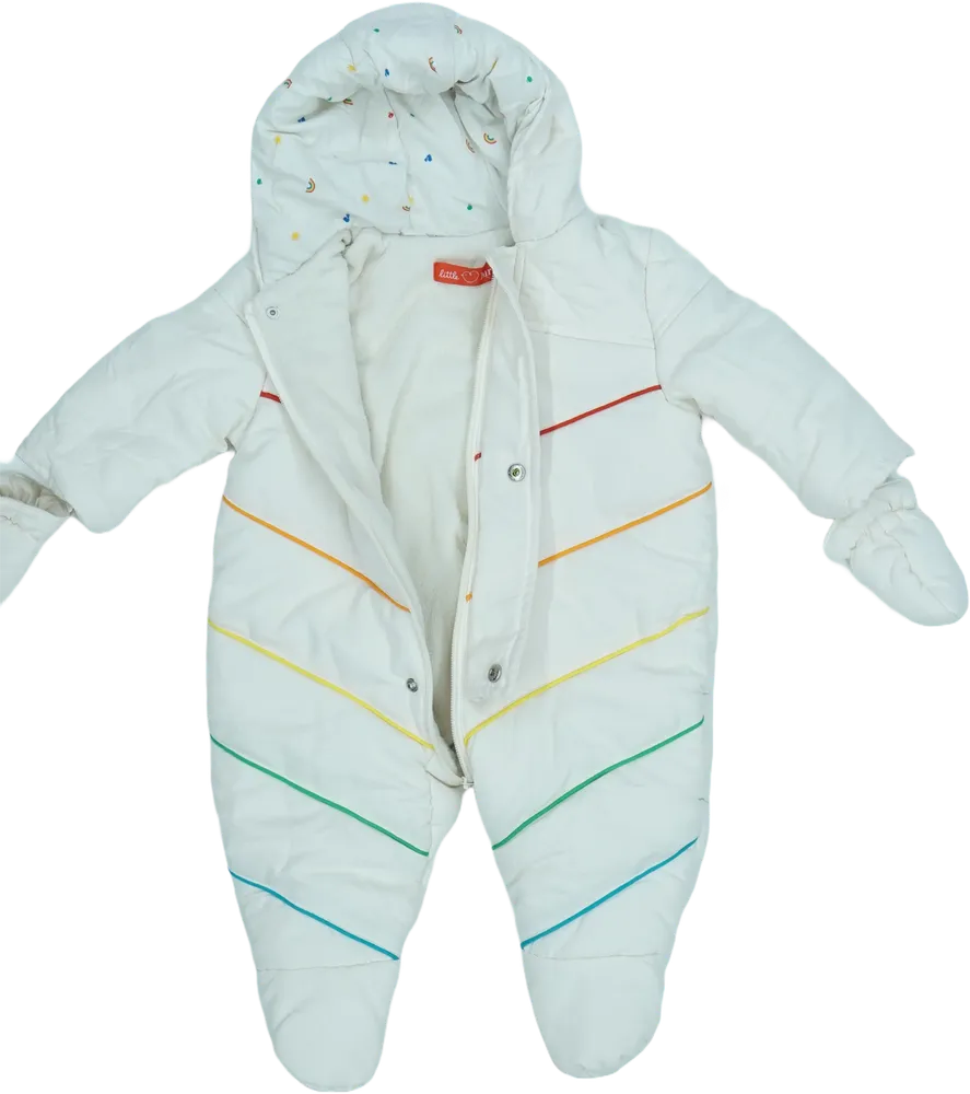 Fehér Little Bird Baby overál EU 68 / UK 3-6 hónap / US 3-6 hónap