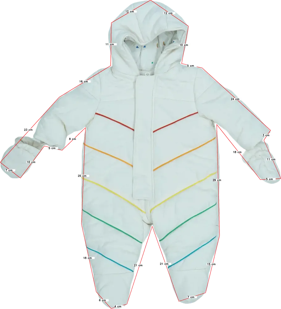 Fehér Little Bird Baby overál EU 68 / UK 3-6 hónap / US 3-6 hónap