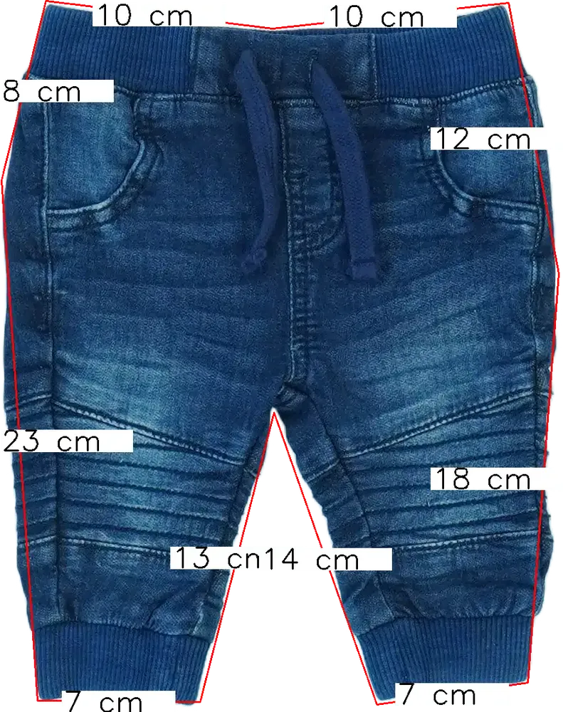 Kék Mothercare Farmernadrág EU 62 / UK 0-3 hónap / US 0-3 hónap