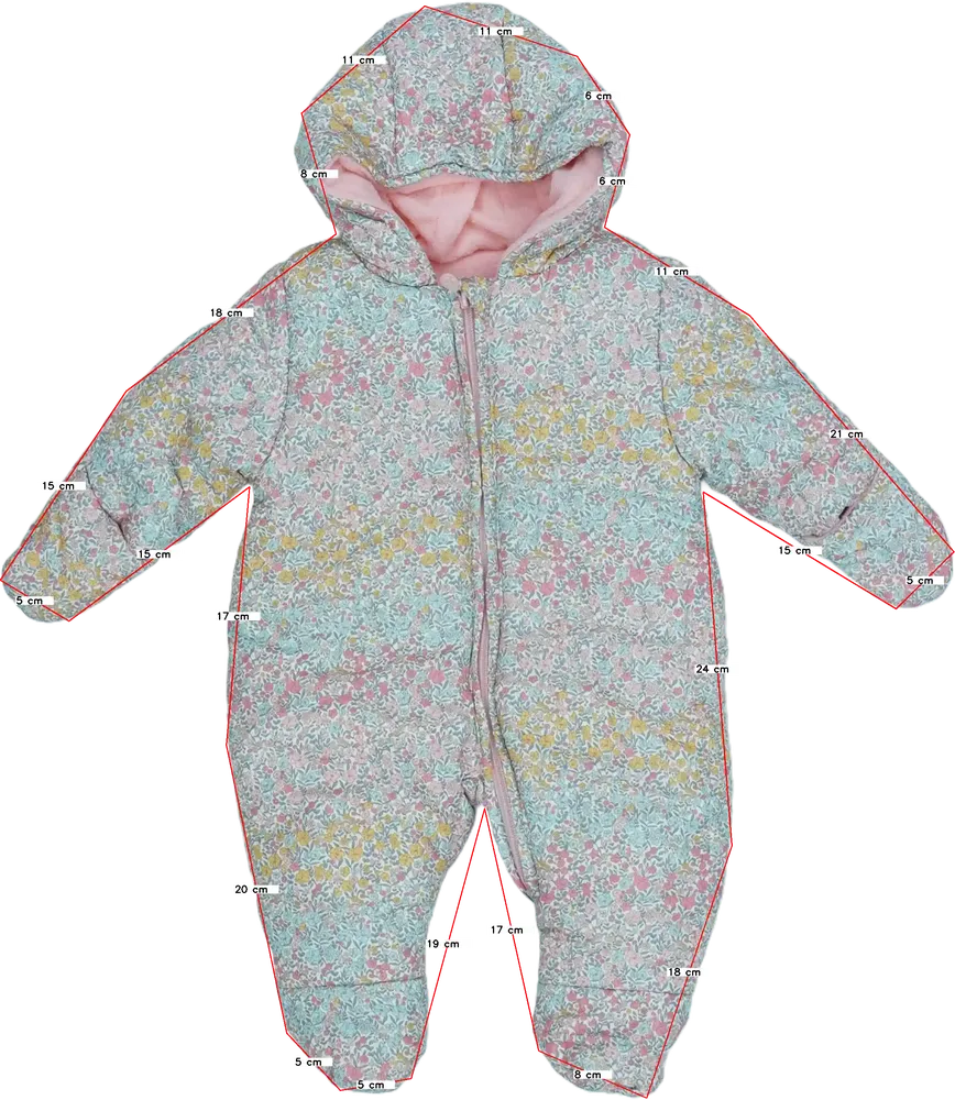 Barna Mothercare Baby overál EU 62 / UK 0-3 hónap / US 0-3 hónap