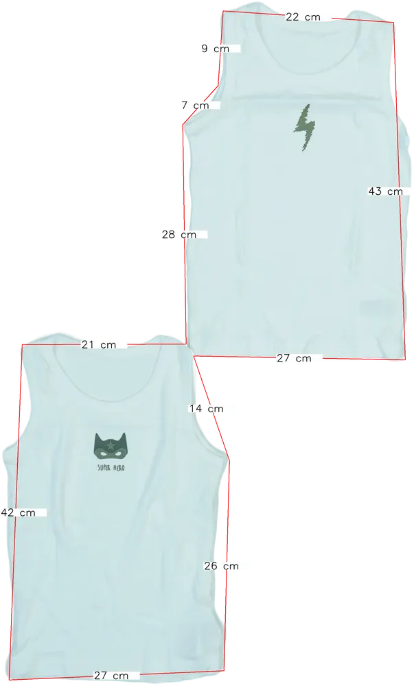 White Mothercare 2-piece set - Top EU 116 / UK 6 years / US 6 years/S