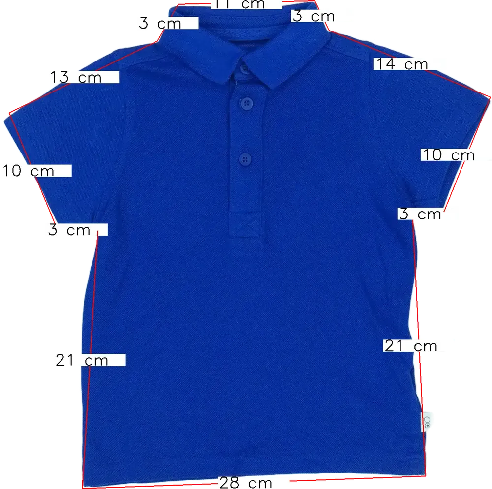 Kék Mothercare Galléros póló EU 80 / UK 9-12 hónap / US 12 hónap