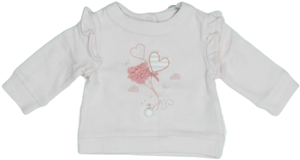 Rózsaszín Mothercare Hosszú ujjú felső EU 62 / UK 0-3 hónap / US 0-3 hónap