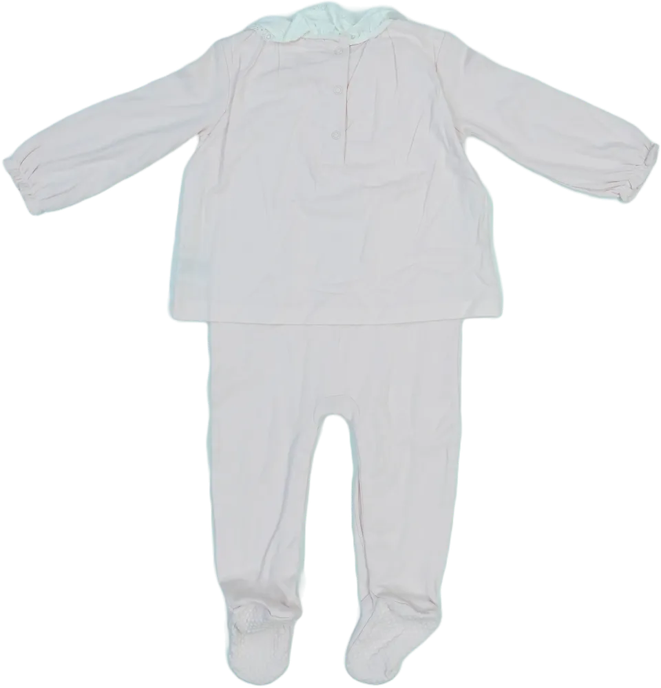 Rózsaszín Mothercare Hosszú ujjú rugdalózó EU 86 / UK 12-18 hónap / US 18 hónap