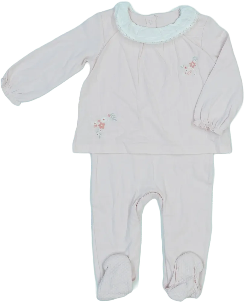 Rózsaszín Mothercare Hosszú ujjú rugdalózó EU 86 / UK 12-18 hónap / US 18 hónap