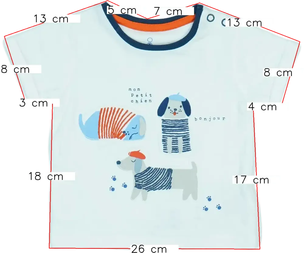 Fehér Mothercare Póló EU 86 / UK 12-18 hónap / US 18 hónap