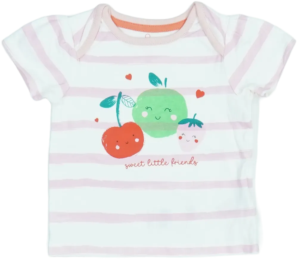 Fehér Mothercare Póló EU 68 / UK 3-6 hónap / US 3-6 hónap