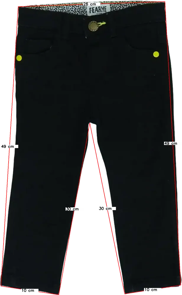 Fekete Mini Club Hosszúnadrág EU 86 / UK 12-18 hónap / US 18 hónap