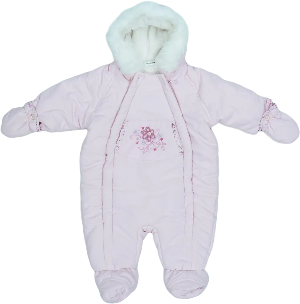 Rózsaszín Ladybird Baby overál EU 68 / UK 3-6 hónap / US 3-6 hónap