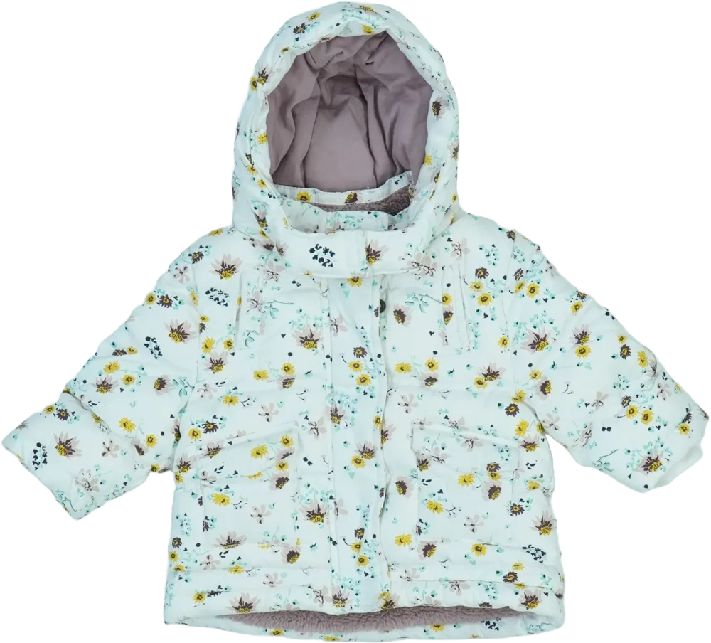 Fehér Mamas&amp;Papas Télikabát EU 62 / UK 0-3 hónap / US 0-3 hónap