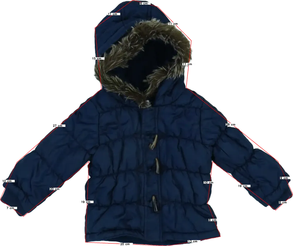 Kék Babaluno Baby Télikabát EU 86 / UK 12-18 hónap / US 18 hónap