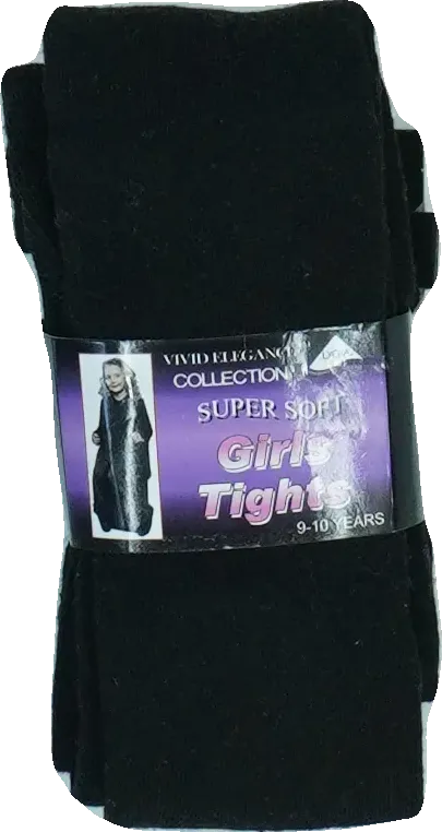 Fekete Vivid Elegance Harisnya EU 140 / UK 10 év / US 10 év/L