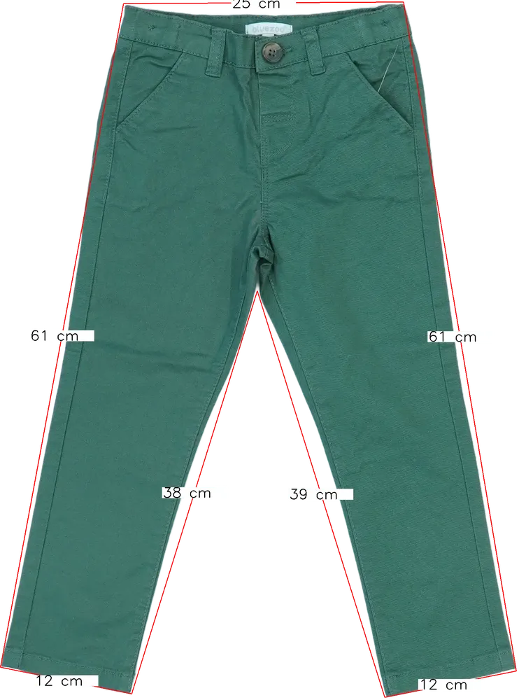 Zöld BlueZoo Hosszúnadrág EU 104 / UK 4 év / US 4T/XS