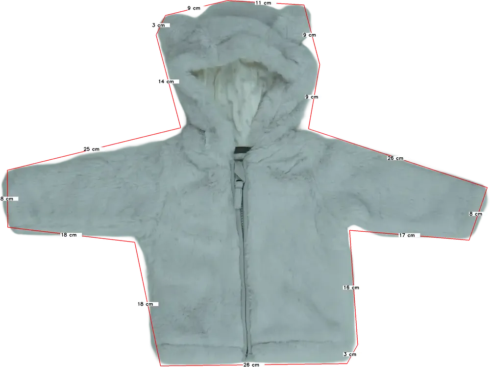 Szürke BlueZoo Átmeneti kabát EU 74 / UK 6-9 hónap / US 6-9 hónap